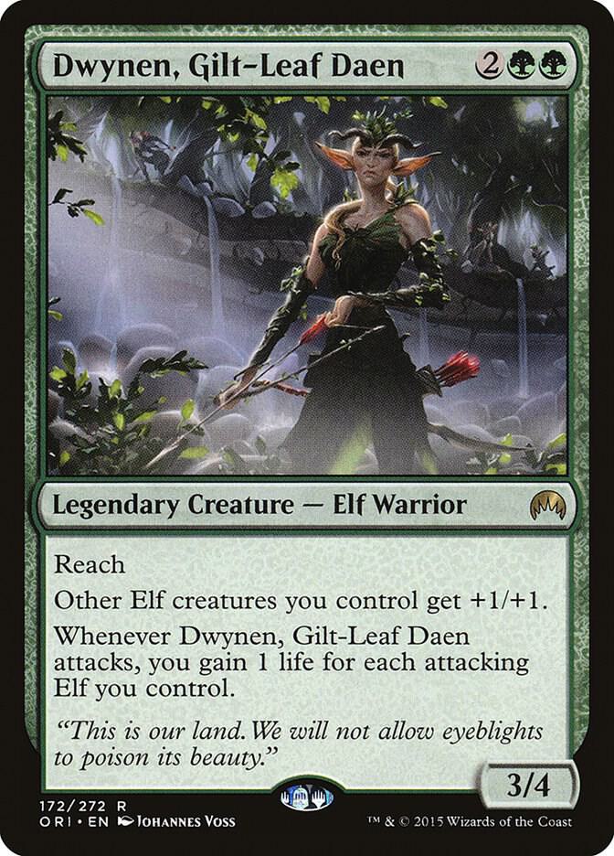 Dwynen, Gilt-Leaf Daen - Magic Origins - 172 - Normal