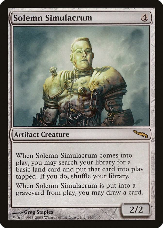 Solemn Simulacrum - Mirrodin - 245 - Normal