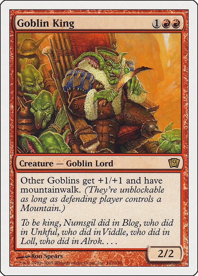 Goblin King - 9th Edition - 192 - Normal