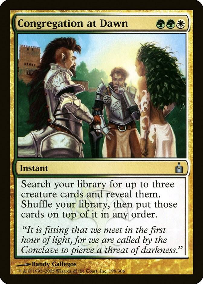 Congregation at Dawn - Ravnica: City of Guilds - 198 - Normal