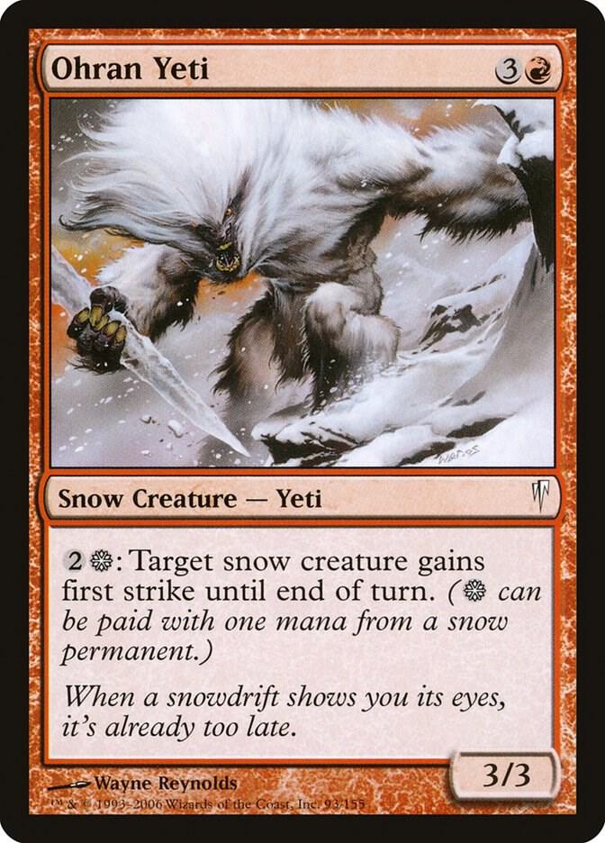 Ohran Yeti - Coldsnap - 93 - Foil