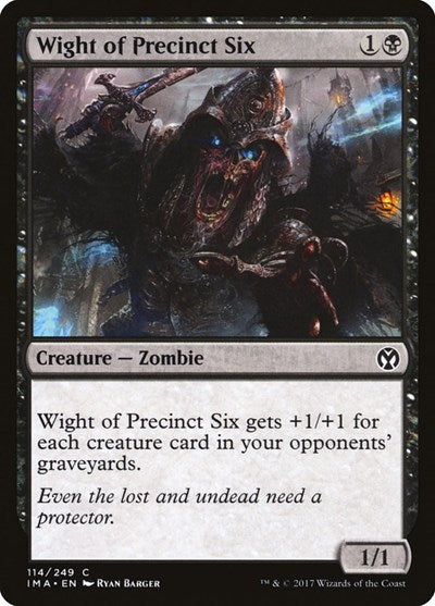 Wight of Precinct Six - Iconic Masters - 114 - Foil