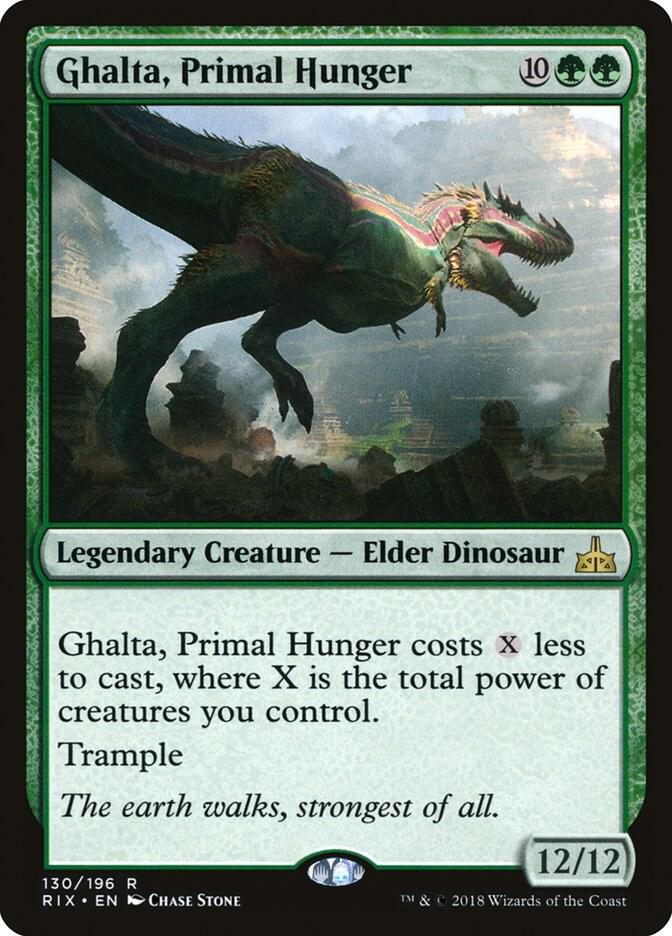 Ghalta, Primal Hunger - Rivals of Ixalan - 130 - Foil