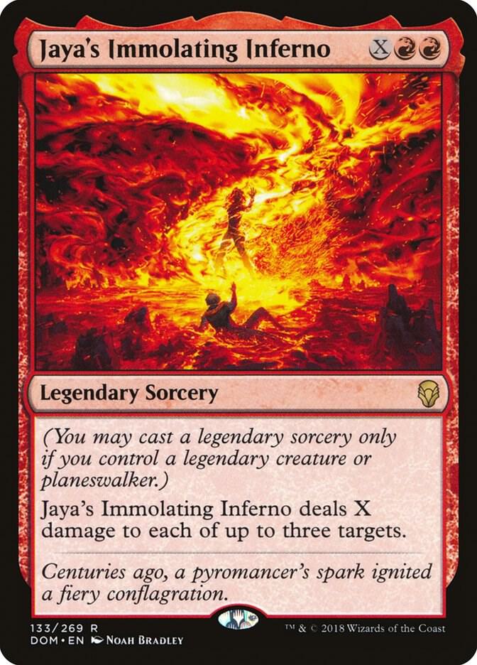 Jaya's Immolating Inferno - Dominaria - 133 - Normal
