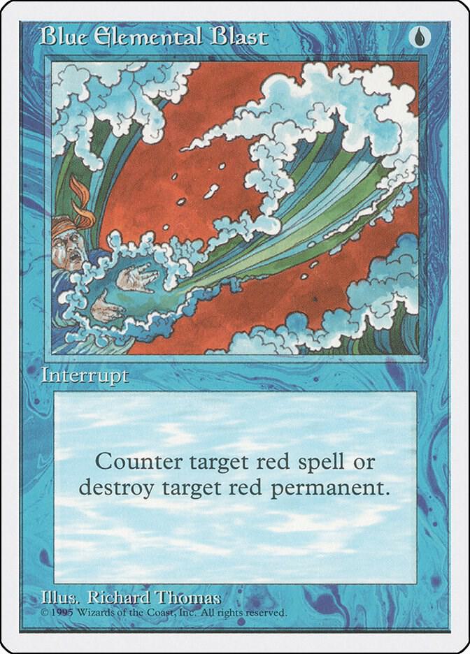 Blue Elemental Blast - Fourth Edition - - Normal