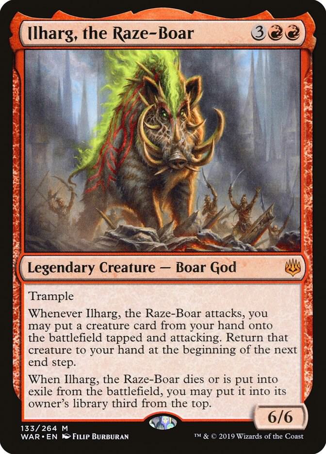 Ilharg, the Raze-Boar - War of the Spark - 133 - Foil
