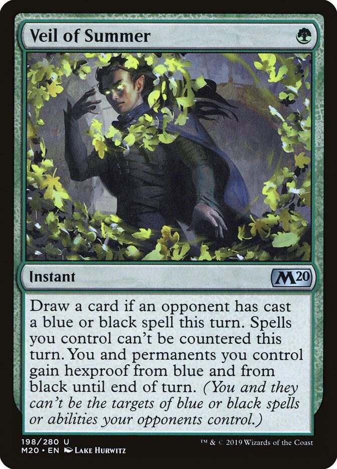 Veil of Summer - Core Set 2020 - 198 - Normal