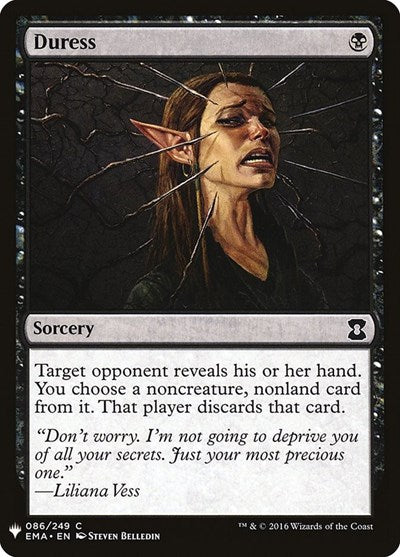Duress - The List Reprints - 86