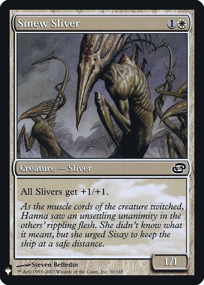 Sinew Sliver - The List Reprints - 30 - Foil