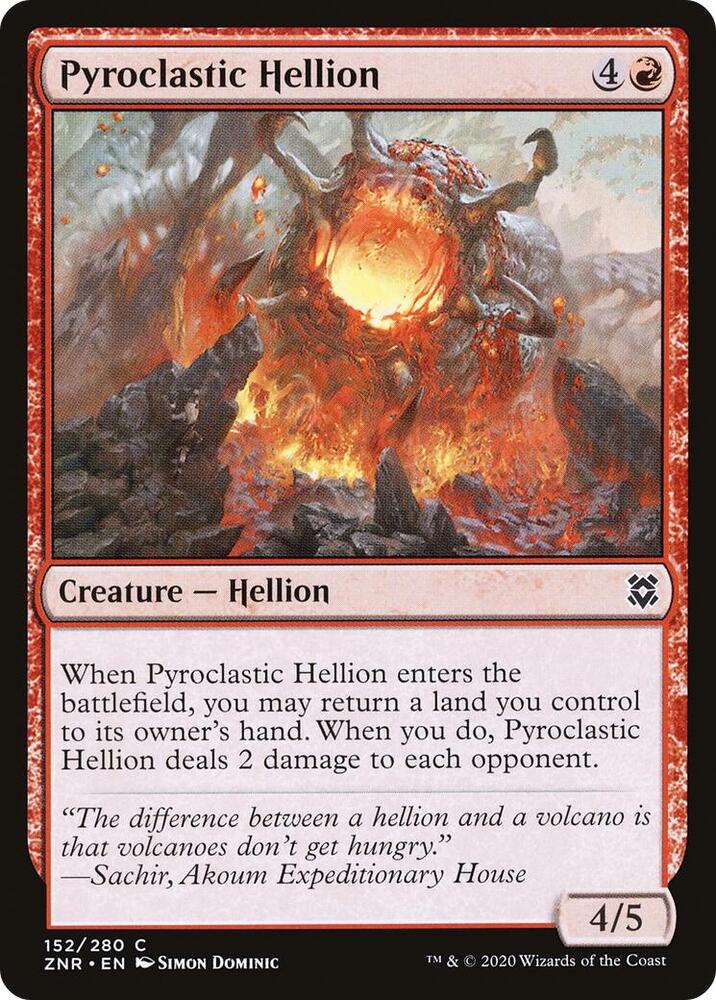Pyroclastic Hellion - Zendikar Rising - 152 - Normal