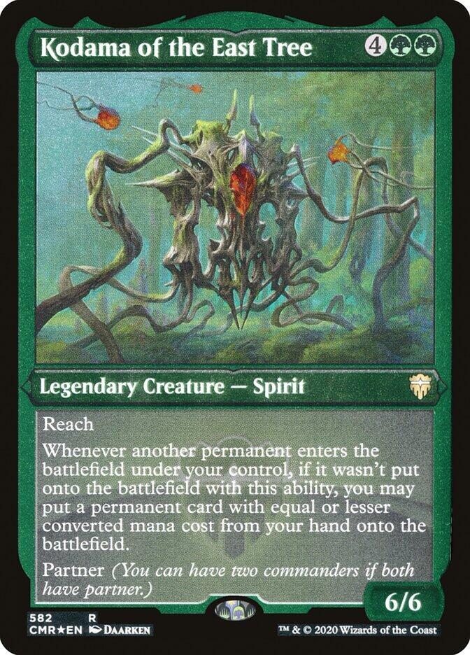 Kodama of the East Tree (Foil Etched) - Commander Legends - 582 - Foil