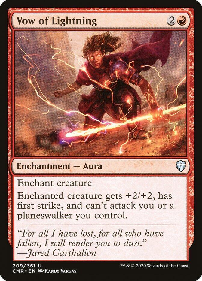 Vow of Lightning - Commander Legends - 209 - Foil