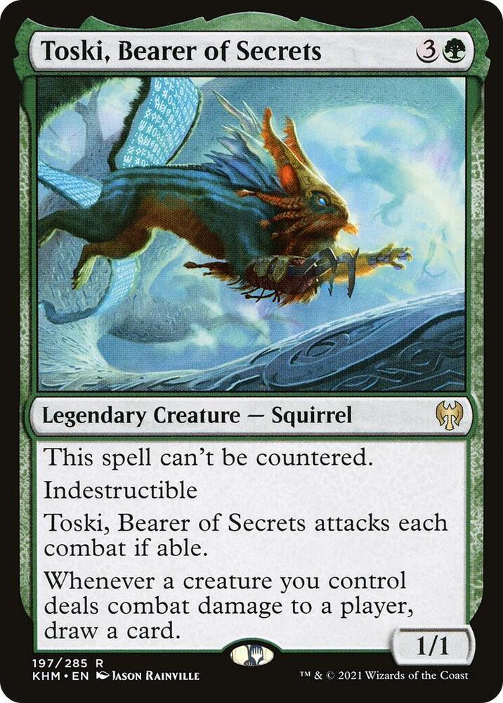 Toski, Bearer of Secrets - Kaldheim - 197 - Foil