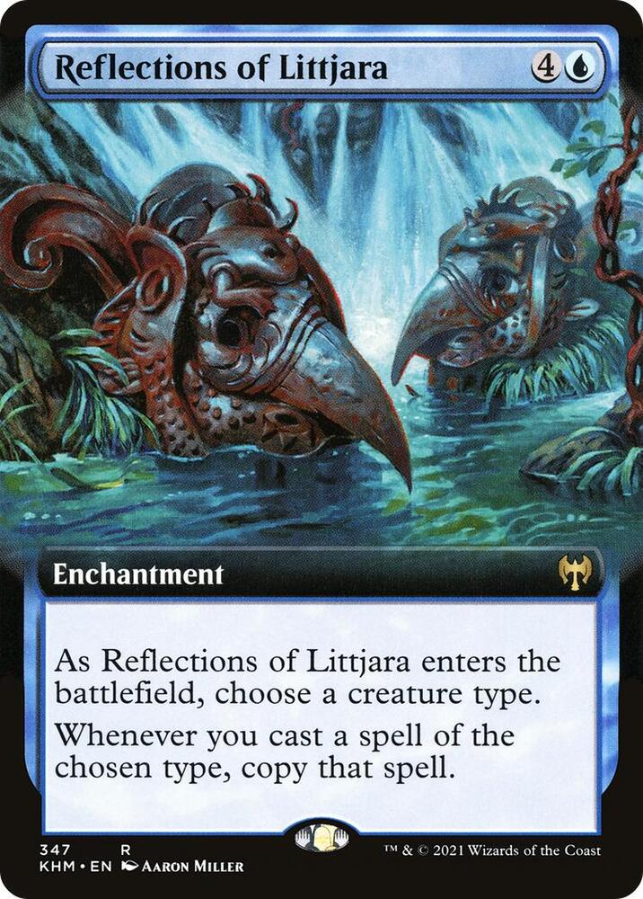 Reflections of Littjara (Extended Art) - Kaldheim - 347 - Normal