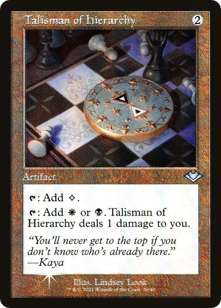 Talisman of Hierarchy (Retro Frame) - Modern Horizons - 36 - Foil