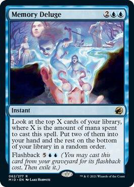 Memory Deluge - Innistrad: Midnight Hunt - 62 - Foil