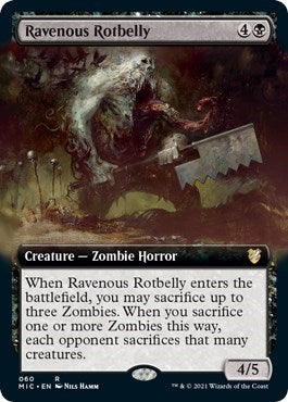Ravenous Rotbelly (Extended Art) - Commander: Innistrad: Midnight Hunt - 60