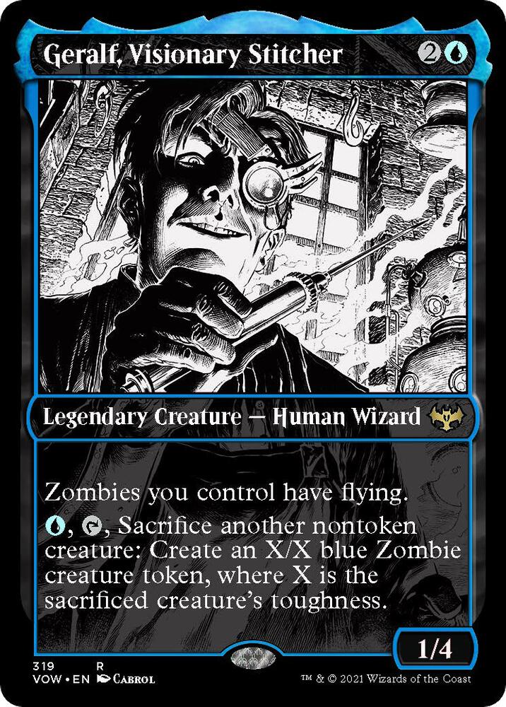 Geralf, Visionary Stitcher (Showcase) - Innistrad: Crimson Vow - 319 - Normal
