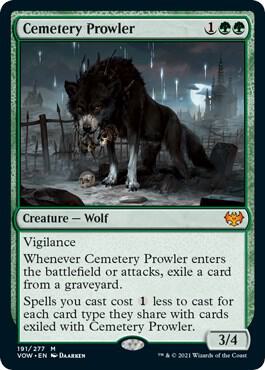 Cemetery Prowler - Innistrad: Crimson Vow - 191 - Normal