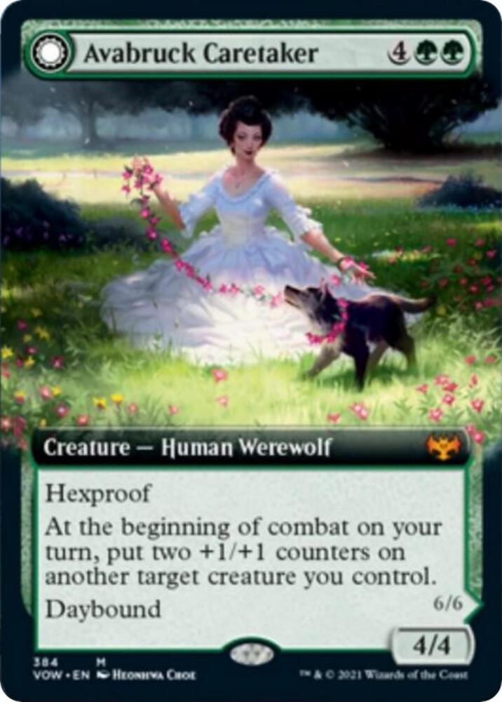 Avabruck Caretaker (Extended Art) - Innistrad: Crimson Vow - 384 - Foil