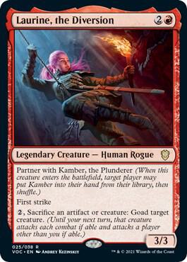 Laurine, the Diversion - Commander: Innistrad: Crimson Vow - 25 - Normal