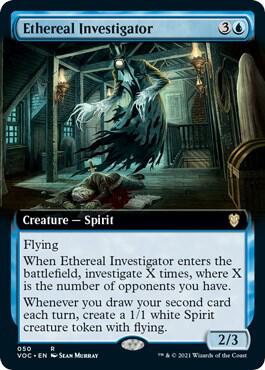 Ethereal Investigator (Extended Art) - Commander: Innistrad: Crimson Vow - 50 - Normal