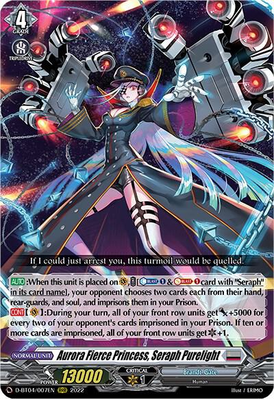 Aurora Fierce Princess, Seraph Purelight (RRR)