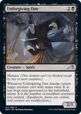 Unforgiving One - Kamigawa: Neon Dynasty - 127 - Foil