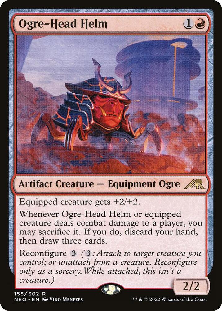 Ogre-Head Helm - Kamigawa: Neon Dynasty - 155 - Normal