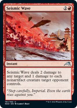 Seismic Wave - Kamigawa: Neon Dynasty - 161 - Normal