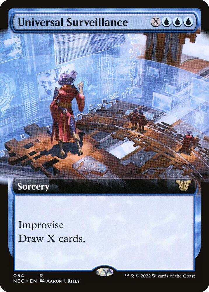 Universal Surveillance (Extended Art) - Commander: Kamigawa: Neon Dynasty - 54 - Normal