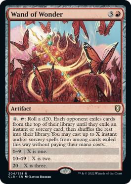 Wand of Wonder - Commander Legends: Battle for Baldur's Gate - 204 - Foil