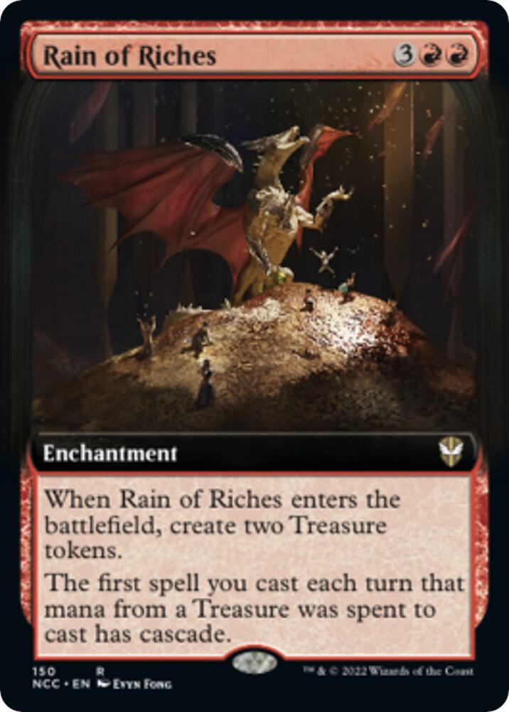 Rain of Riches (Extended Art) - Commander: Streets of New Capenna - 150 - Normal