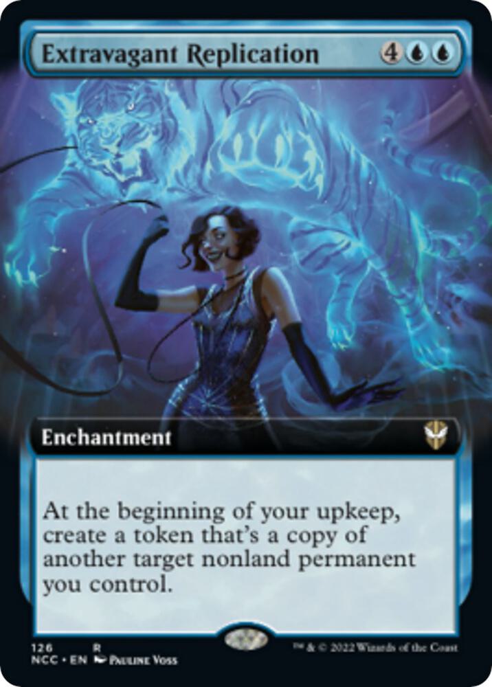 Extravagant Replication (Extended Art) - Commander: Streets of New Capenna - 126 - Normal