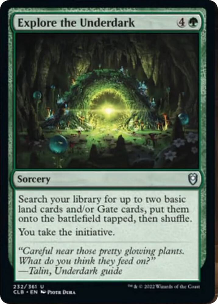 Explore the Underdark - Commander Legends: Battle for Baldur's Gate - 232 - Foil