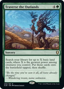 Traverse the Outlands - Commander Legends: Battle for Baldur's Gate - 258 - Foil