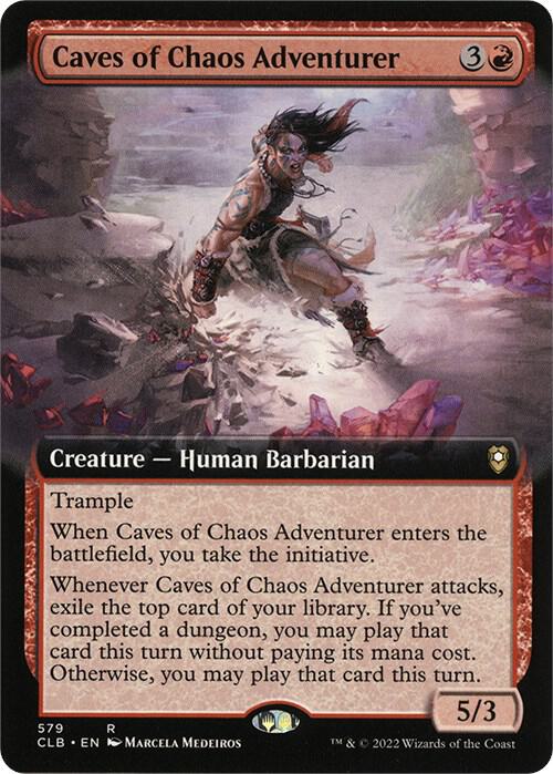 Caves of Chaos Adventurer (Extended Art) - Commander Legends: Battle for Baldur's Gate - 579 - Normal