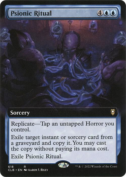 Psionic Ritual (Extended Art) - Commander Legends: Battle for Baldur's Gate - 618 - Normal