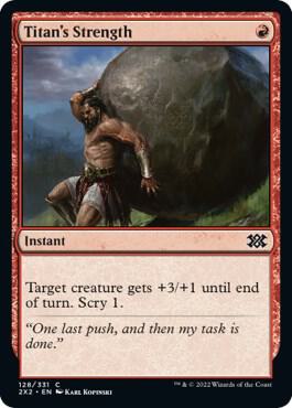 Titan's Strength - Double Masters 2022 - 128 - Foil
