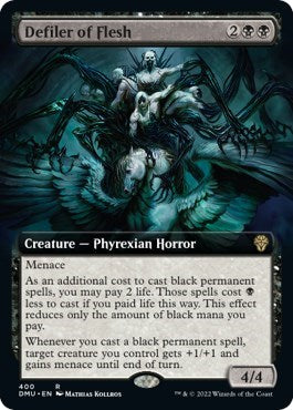 Defiler of Flesh (Extended Art) - Dominaria United - 400