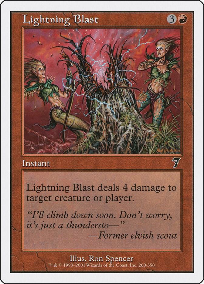 Lightning Blast - 7th Edition - 200 - Normal