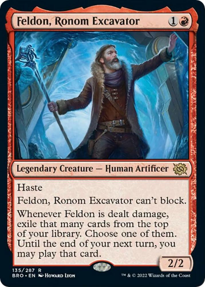 Feldon, Ronom Excavator - The Brothers' War - 135 - Foil