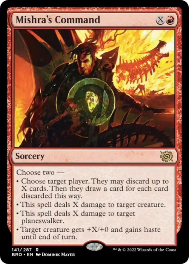 Mishra's Command - The Brothers' War - 141 - Foil