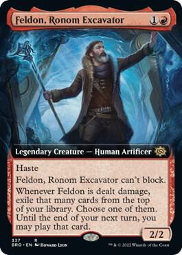 Feldon, Ronom Excavator (Extended Art) - The Brothers' War - 337 - Foil