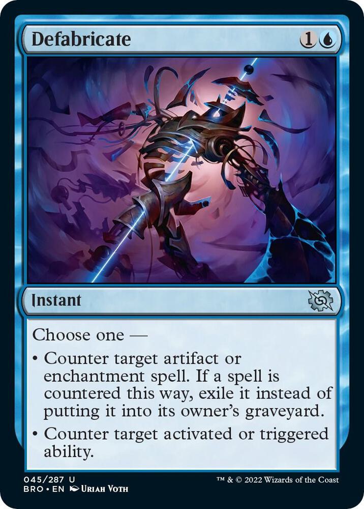 Defabricate - The Brothers' War - 45 - Foil