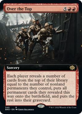 Over the Top (Extended Art) - The Brothers' War - 340 - Normal