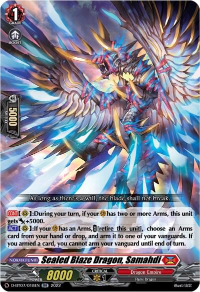 Sealed Blaze Dragon, Samahdi (RR)