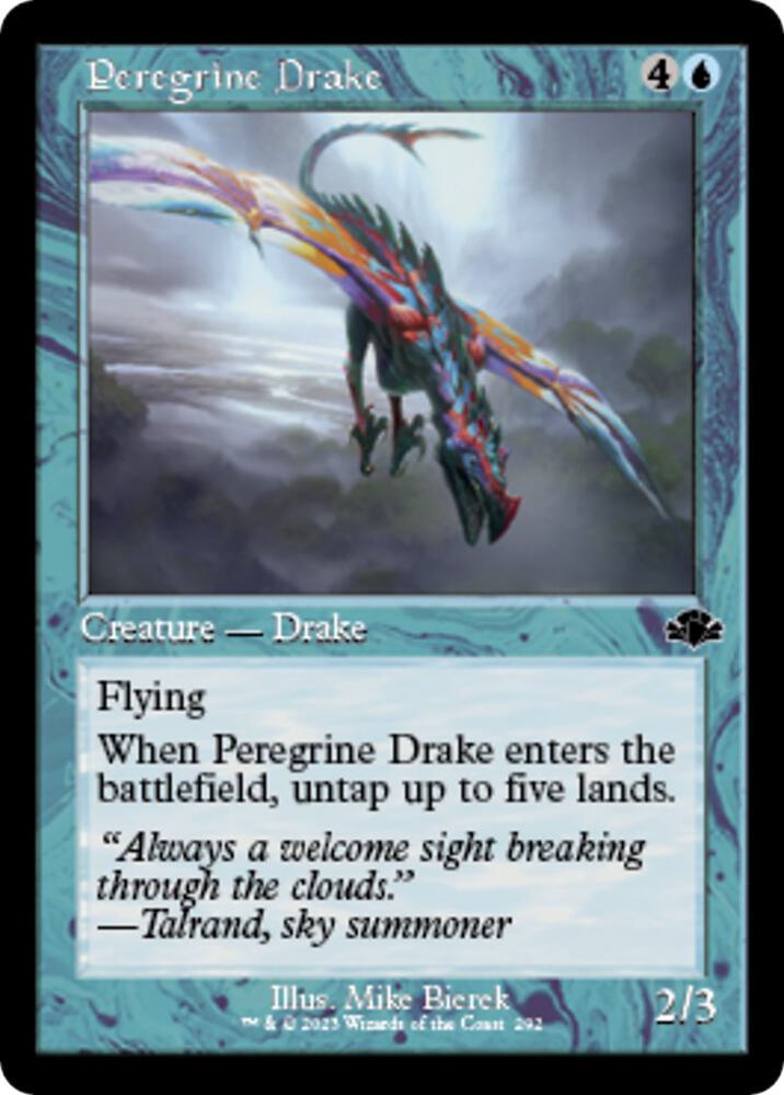 Peregrine Drake (Retro Frame) - Dominaria Remastered - 292 - Normal
