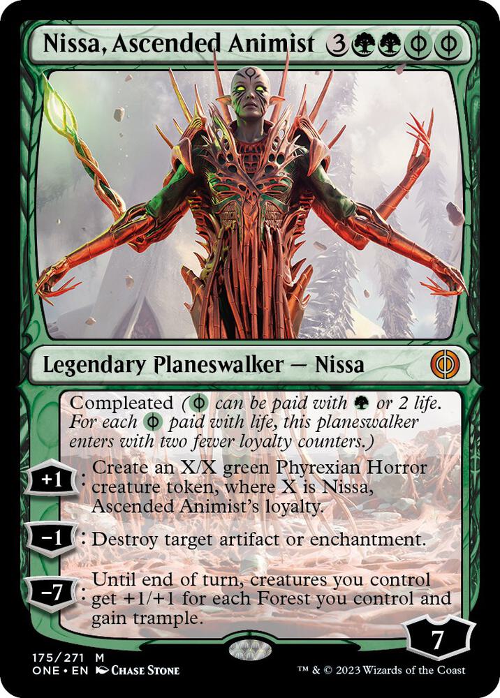 Nissa, Ascended Animist - Phyrexia: All Will Be One - 175 - Normal