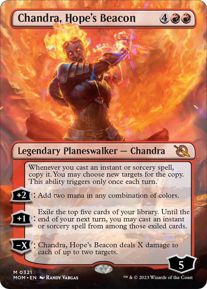 Chandra, Hope's Beacon (Borderless) - March of the Machine - 321 - Normal